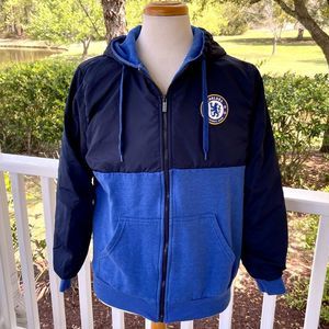 Chelsea Football Club Fleece Hoodie. Size Large.